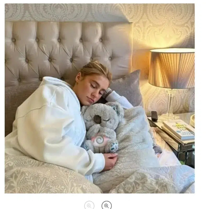 Peluche relajante para bebé que simula respiración ( koala gris )