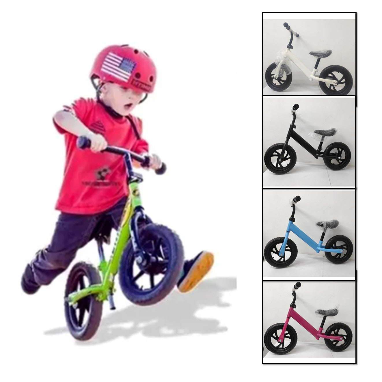 Bicicleta Balance Aprendizaje niños.